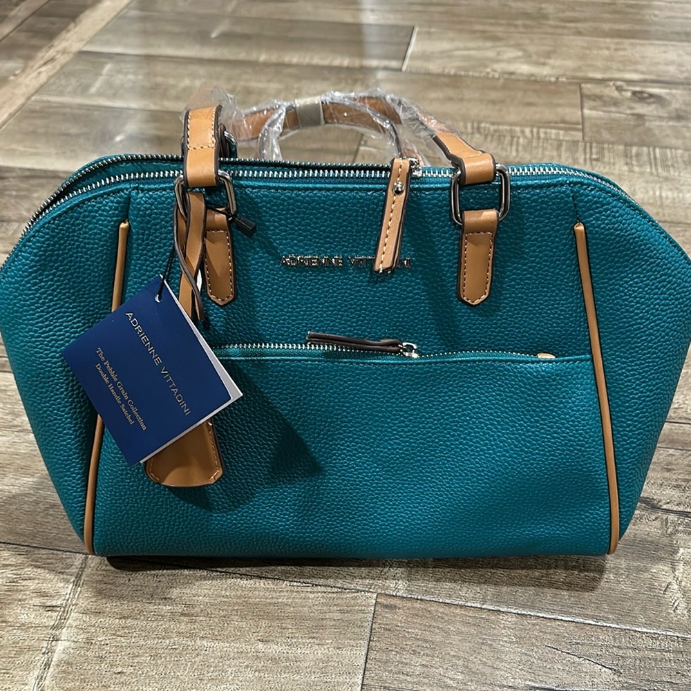 Adrienne Vittadini Teal Handbag